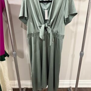 Baltic Born Sage Green Midi Dress